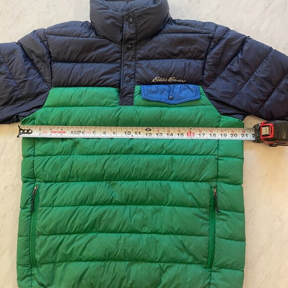 Eddie Bauer Men's "Stratuslite" Down Puff Snap Mock - Picture 4 of 9